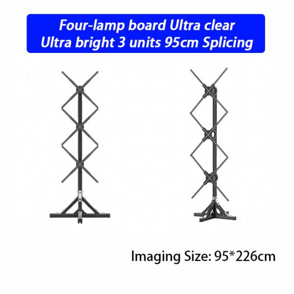 Exposiciones comerciales 3D Holo Fan 95cm Fan Proyector de hologramas de alto impacto 3D efectos visuales