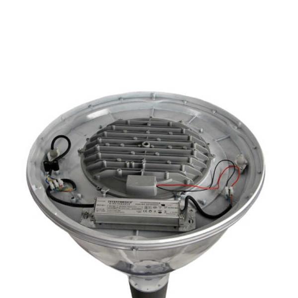 35-65w IP65 Alumínio LED luz de jardim para estrada do pátio -40 50C temperatura de trabalho