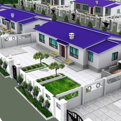 Casas modulares da casa pré-fabricada feito por encomenda para a construção de aço residencial dos climas frios