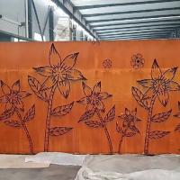 Thickness 1mm Corten Steel Garden Screens Polished Garden Decoration