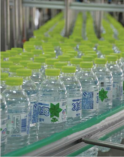 Stainless Steel PET Bottle Beverage Conveyor Systems 2000 BPH - 36000 BPH