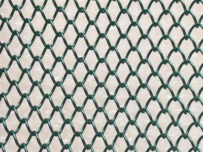 Color Decorative Wire Mesh Screen Aluminum Alloy Chain Link Fence