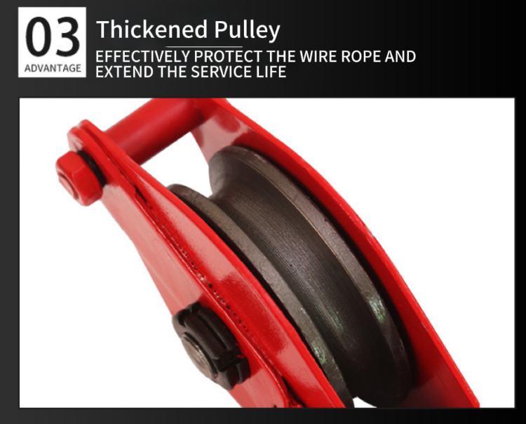 National Standard Steel Wire Rope Pulley with High-Quality Bearing and Multi-Wheel Design for Open and Close Functionality in Heavy-Duty Lifting
