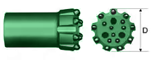 127mm втягивают инструменты T51 битов кнопки потока молотка DTH