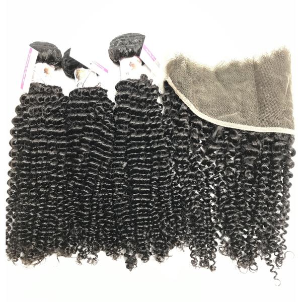 100 % Unprocessed Peruvian Human Hair Weave Curly Remy Hair Extensions