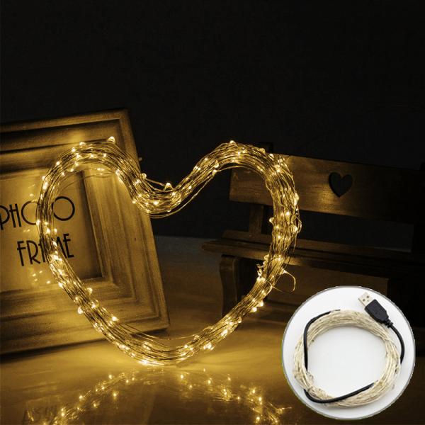 5V USB Powered Multi-Color 10m LED String Lights For Christmas, Party, Festival Decoraction