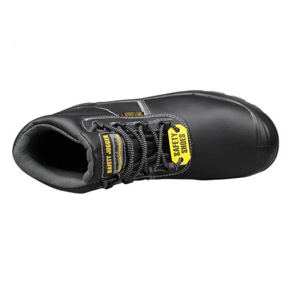 Safety Jogger EOS S3 Industrial Safety Boots Black Upper Steel Toe Cap