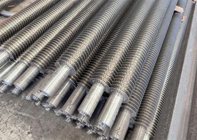 25 Meter Horizontal Boiler Fin Tube Bank Solid Sprial Finned