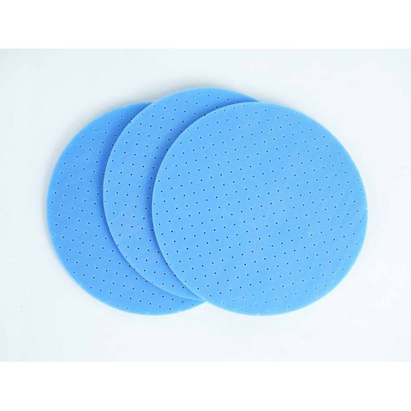 Soft Blue Sponge Sanding Block, Wet Dry Dual Use Abrasive Sponge Sandpaper for Wood Metal Polishing