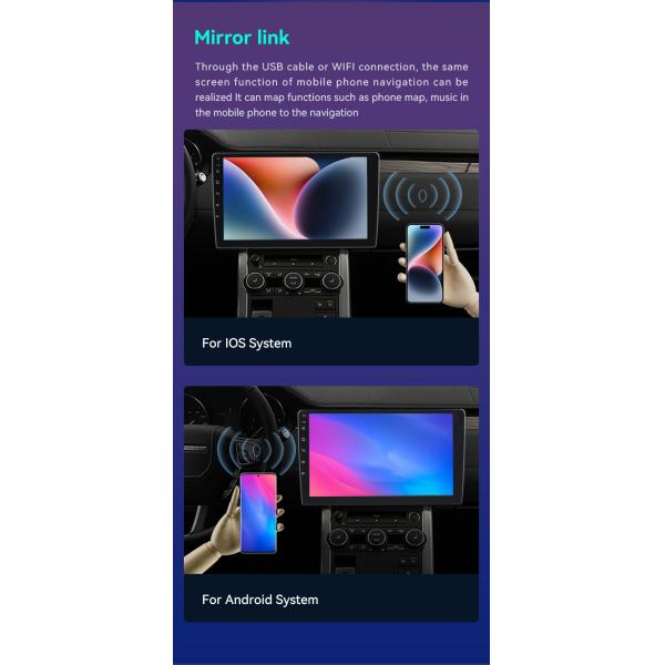 Автомобильное радио Android 16G 10 дюймовый DVD-плеер Mirror Link BT Автомобильное обратное движение для радио 2016 2017 2018 VW Volkswagen Passat