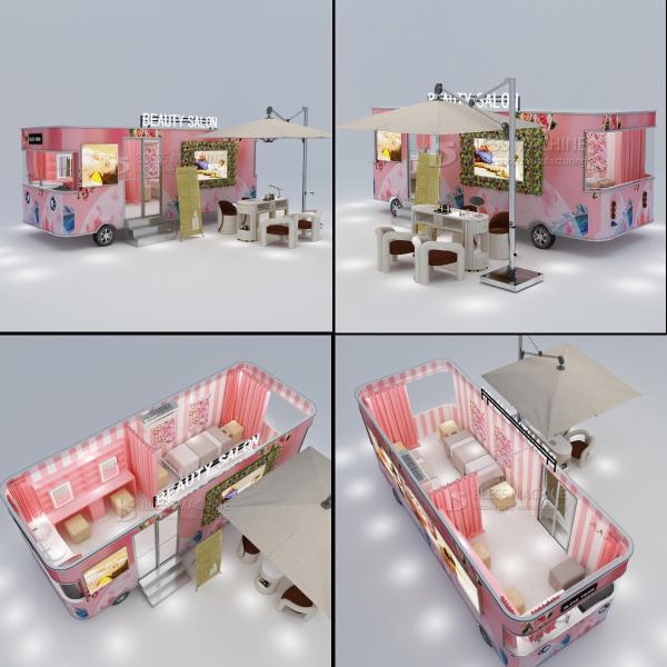 Electric Mobile Nail Manicure Salon Truck Trailer Cart 2023 Hot Arrival from Outlet