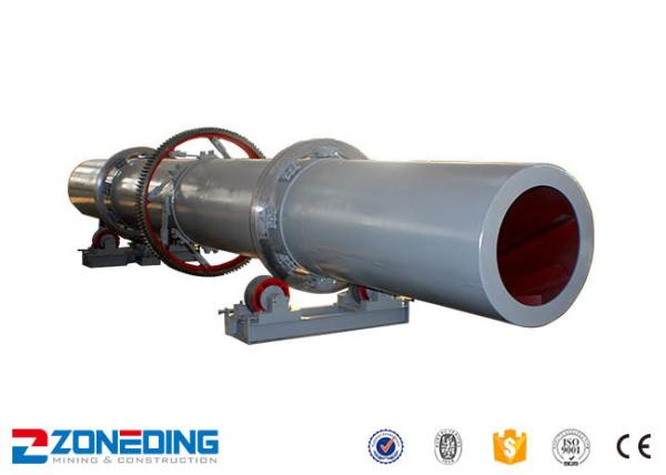 Small Rotary Drum Dryer Rotary Drying Equipment For Building Material 1 Year Warranty