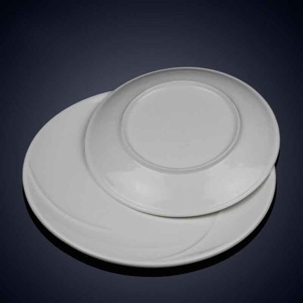 Prato de cerâmica irregular Prato de porcelana para hotel de 5 estrelas