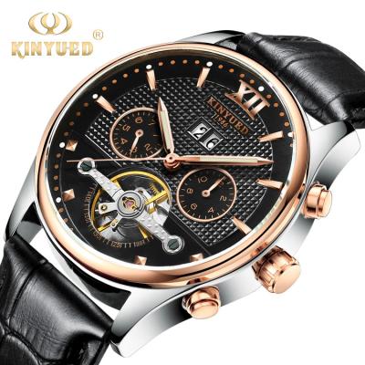 Power Reserve Minimalist Mechanical Watch Sports Tourbillon Skeleton Watch