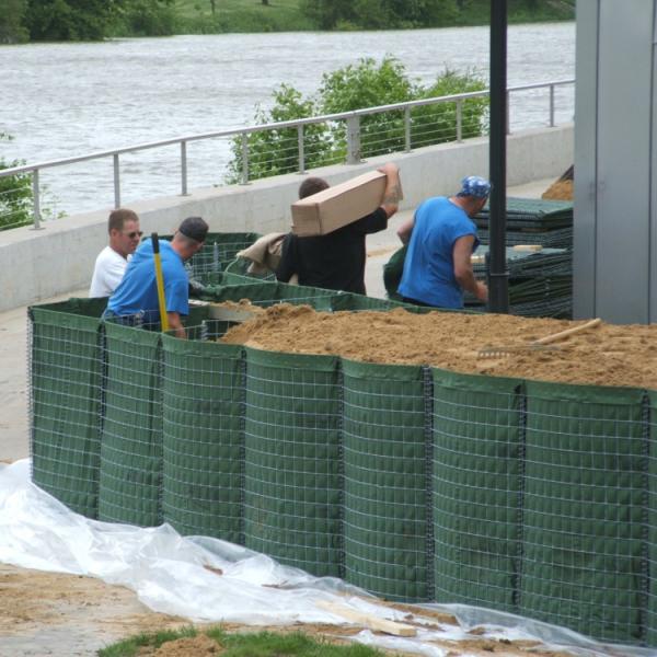 Военный диаметр стены BWG18-BWG22 барьера Hesco городищ