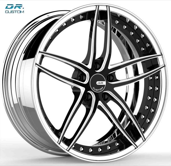 ET30 Forged Polished Aluminum Wheels 2 Piece 17 Inch 5x130 PCD