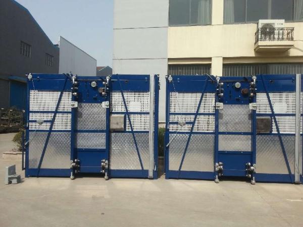 Aluminum Scaffold Hoist Elevator Up Down Door 3.2m x 1.5m x 2.5m Cage