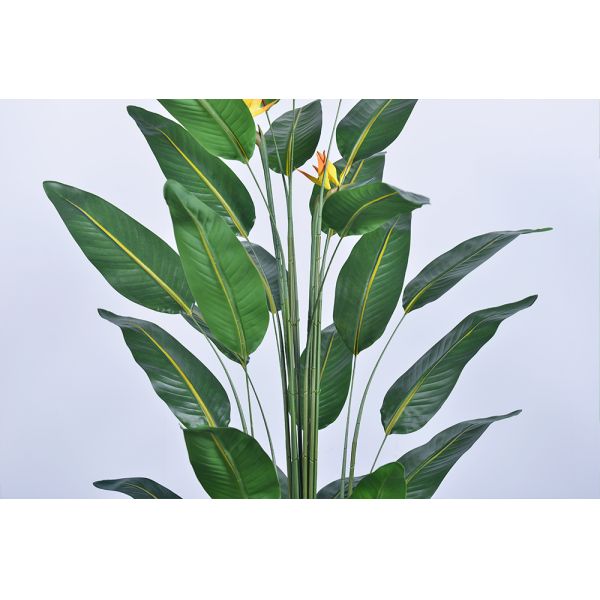 Haihong Factory Wholesale Plastic Decorative Plants 4ft 6ft Bird of Paradise Artificial Plant for  Cafe Shop Decoration
