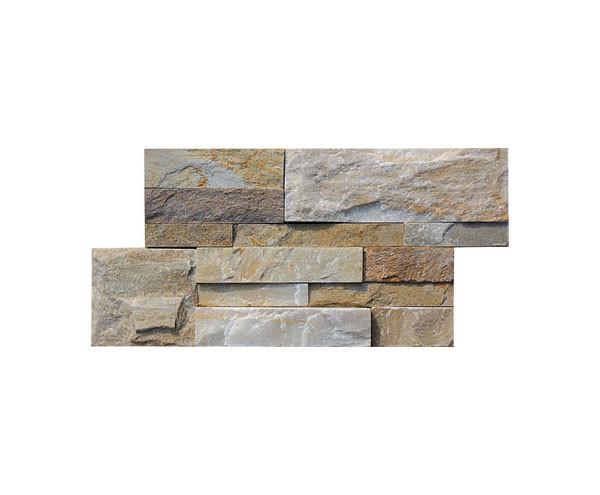Beige Quartzite Stacked Slate Culture Stone Cladding