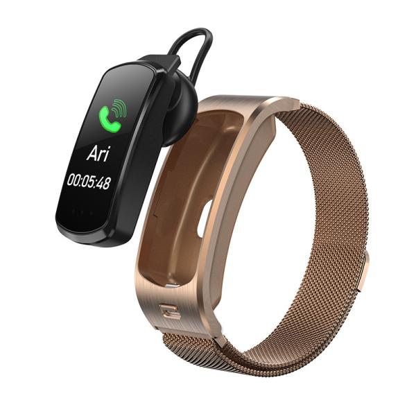 0.96inch Health Sleep Tracker IP66 90MAH Smart Call Bracelet Exercise Dustproof Watch