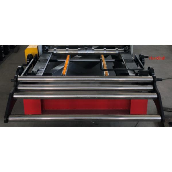 350H Steel Glazed Tile Roofing Machine Gcr15 Roller 5.5KW Step Tile Machine