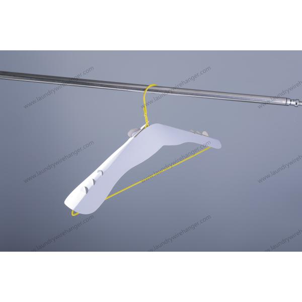 2.5mm Hanger Diameter White Wire Hangers for Organizing Your Wardrobe