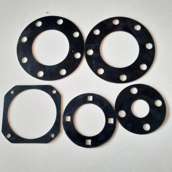 70 Shore A Hardness Rubber Flange Gasket With 25% Compression Set And Various Sizes