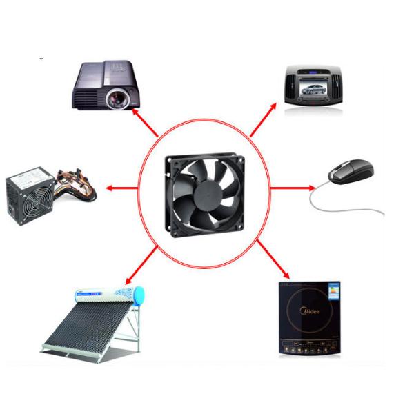 Electric 2 Inch Computer Case Cooling Fans High Resistant 50mm × 50mm × 15mm