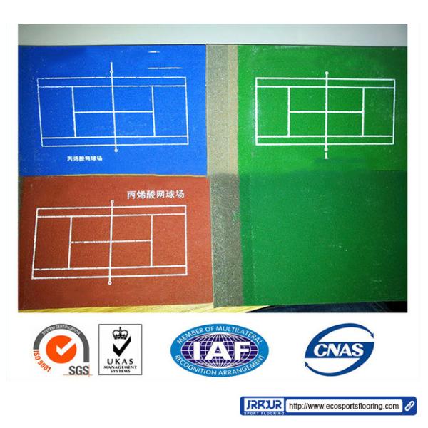 Acrylic Rubber Multi-purpose Sport Court Flooring Tennis Court Flooring Surface