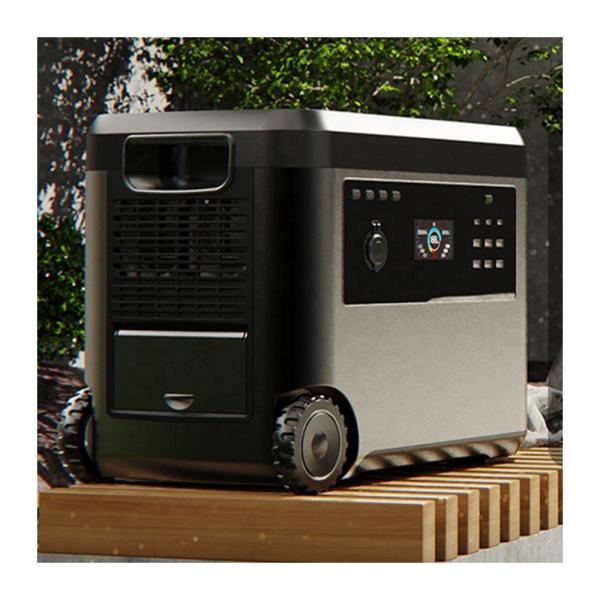 Rechargeable Generator 110V 220V Fast Charging AC DC 2000W 2400W Portable Power Station 3600W