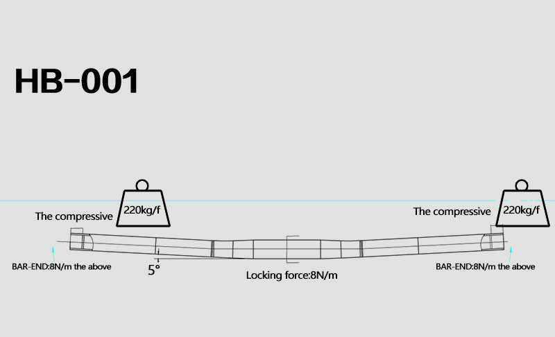 Волокно T1000 3K углерода соткет ширину 31.8mm Handlebar горного велосипеда