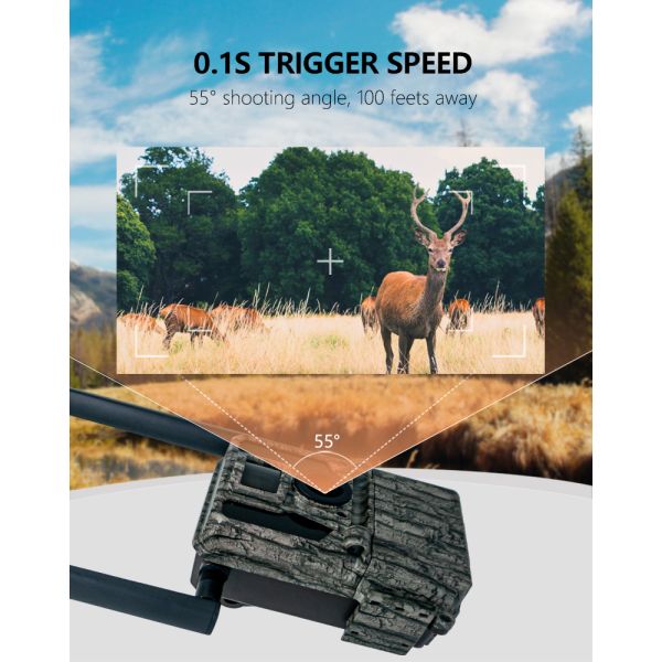 4G Cellular Wildlife Forest Trail Cameras