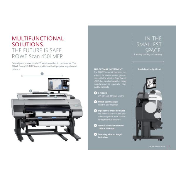 ROWE 450i Series 44 Inch Large Format Scanner Models 4044 & 6044