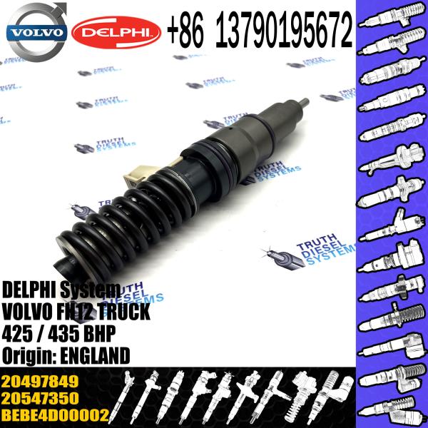 Factory Price Electronic Unit Diesel Injector BEBE4D00002 20547350 20497849 For VOL FH12 TRUCK425