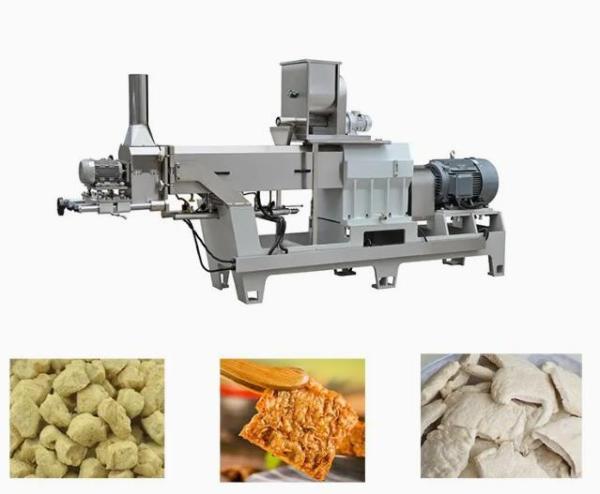 Chaîne de fabrication texturisée/de fibre d'extrudeuse végétarienne de casse-croûte