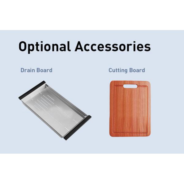 Modern Stainless Steel Kitchen Sink Double Bowl 18 Gauge For Laundry Room OEM