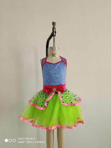 Kids Dance Outfits Performance Clothing Fleabane Performance Gauze Skirt