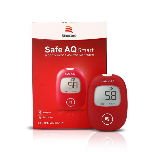 SINOCARE sannuo Safe AQ Smart  Glucometer Blood Glucose Meter Kit with English Manual 50Test strips Reliable FAD-G