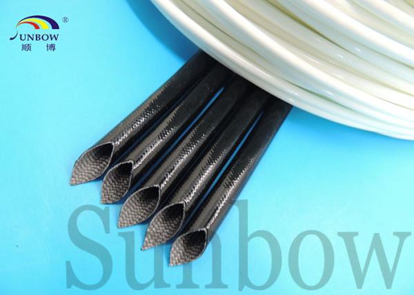 Heat proof High Voltage Silicone Fiberglass Sleeving inside fiber and outside rubber