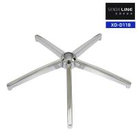 Base en métal ergonomique pour chaise de bureau hauteur réglable avec 5 roulettes