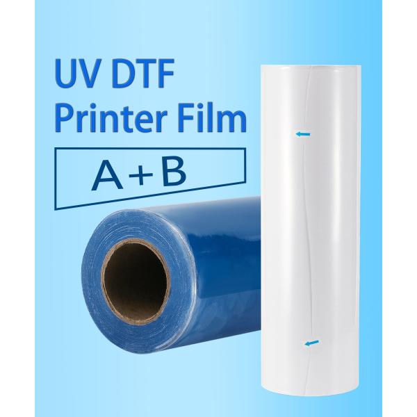 300mm 600mm UV DTF Film Sticker Cold Transfer PET Not For Fabrics