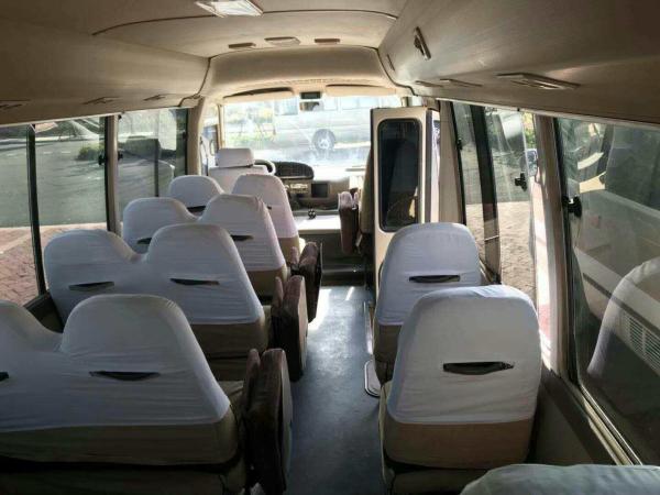 1HZ 6 Cylinder Diesel Toyato Used City Bus with 19-29 Seaters Mini Buses