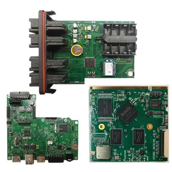 PCB HASL неэтилированный Fr4 TG 150 плата с печатным монтажом 2 слоев