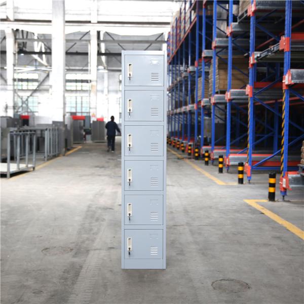 KD Structure Six Doors Gym Locker Storage Staff Metal Locker