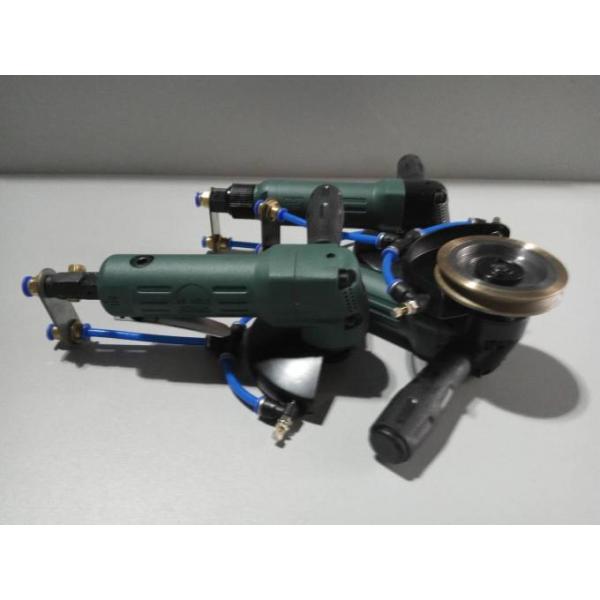 Portable Glass Edging Machine , Pneumatic Manual Glass Polishing Machine