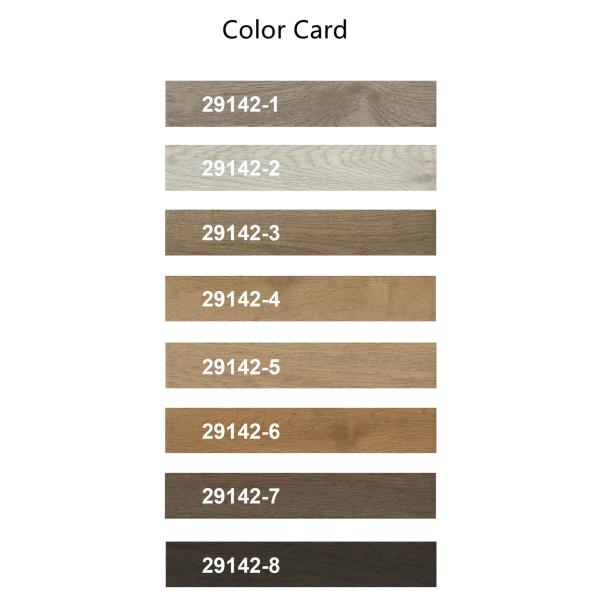 GKBM FT-W29142-5 Eco-friendly Antibacterial Fireproof Unilin Click Light Brown Jump Color Oak Wood Grain SPC Flooring