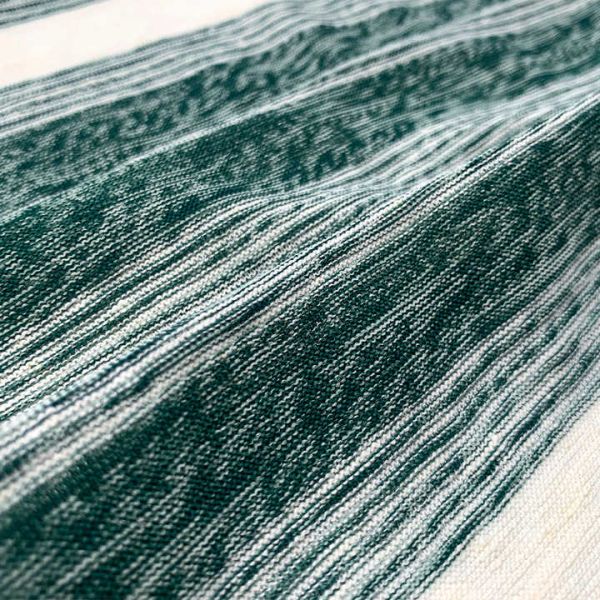 High End Striped Clothing Linen Fabric 50% Linen 50% Polyester Luxury Chenille Fabric