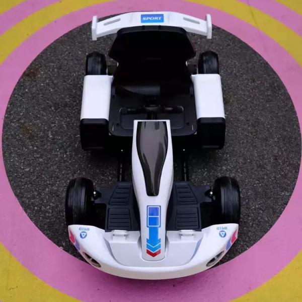 12В электрический дистанционный управляемый карт для 6 летних детей езда на картинговом автомобиле пластиковый тип PP