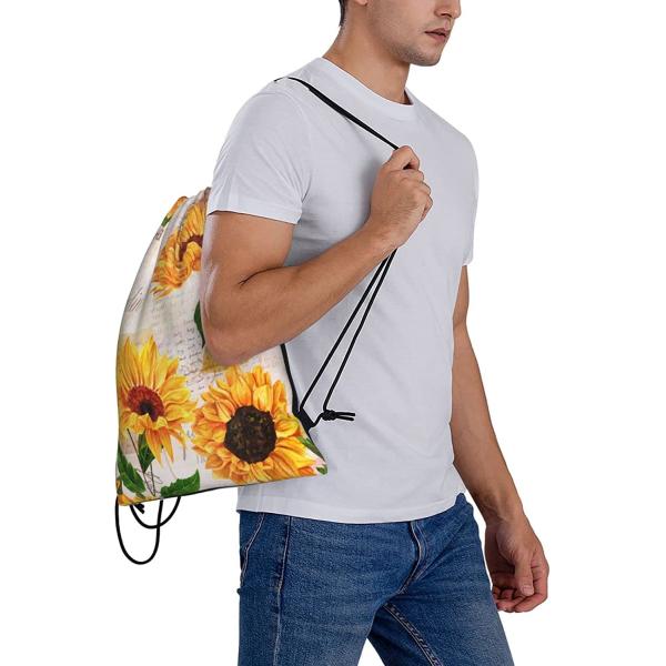 Lightweight Durale Smooth Waterproof Drawstring Backpack For Men Women Kids