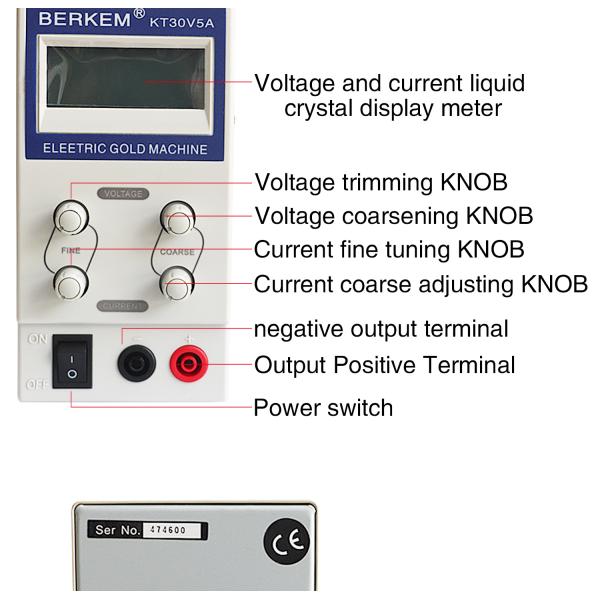 30В ювелирная машина для покрытия золотом 3005